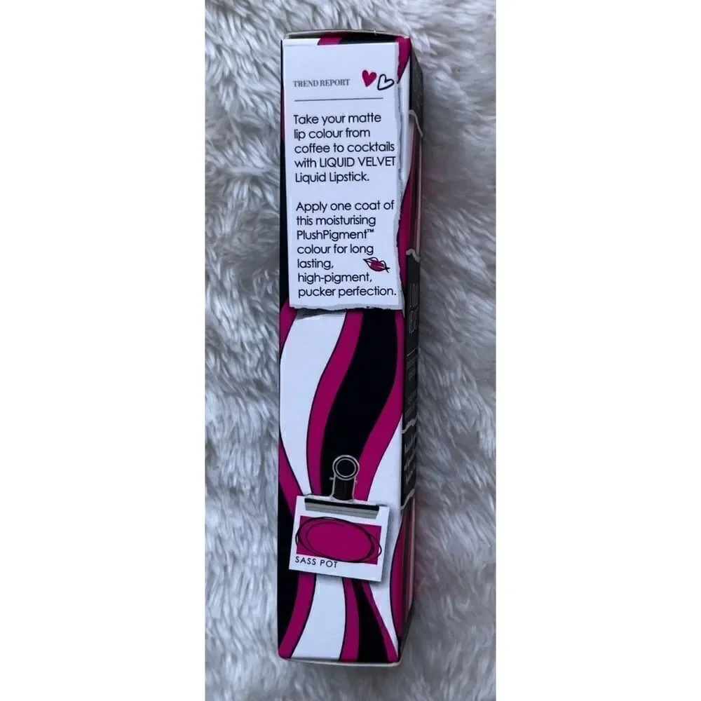 NIB Ciate London Liquid Velvet Lipstick Moisturizing Matte Liquid Lipstick